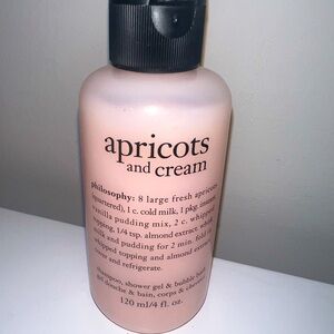 Philosophy Apricots and Cream Bath Gel 
4 fl oz